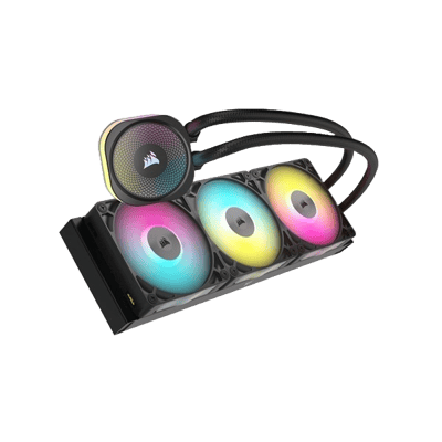 Corsair iCUE LINK TITAN 360 RX LCD 360mm AIO Liquid CPU Cooler in